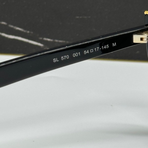 NEW SAINT LAURENT CAT EYE WOMEN SUNGLASSES SL 570 001 - Picture 12 of 14